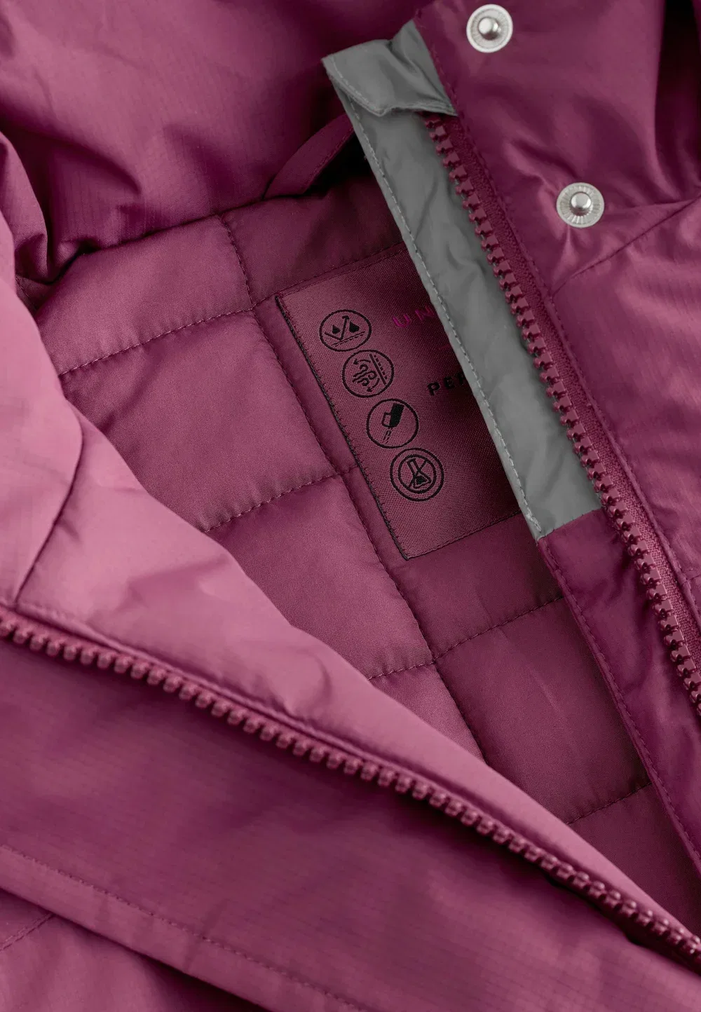 Куртка стандартного кроя - зимняя куртка Next, Berry Pink — фото 4
