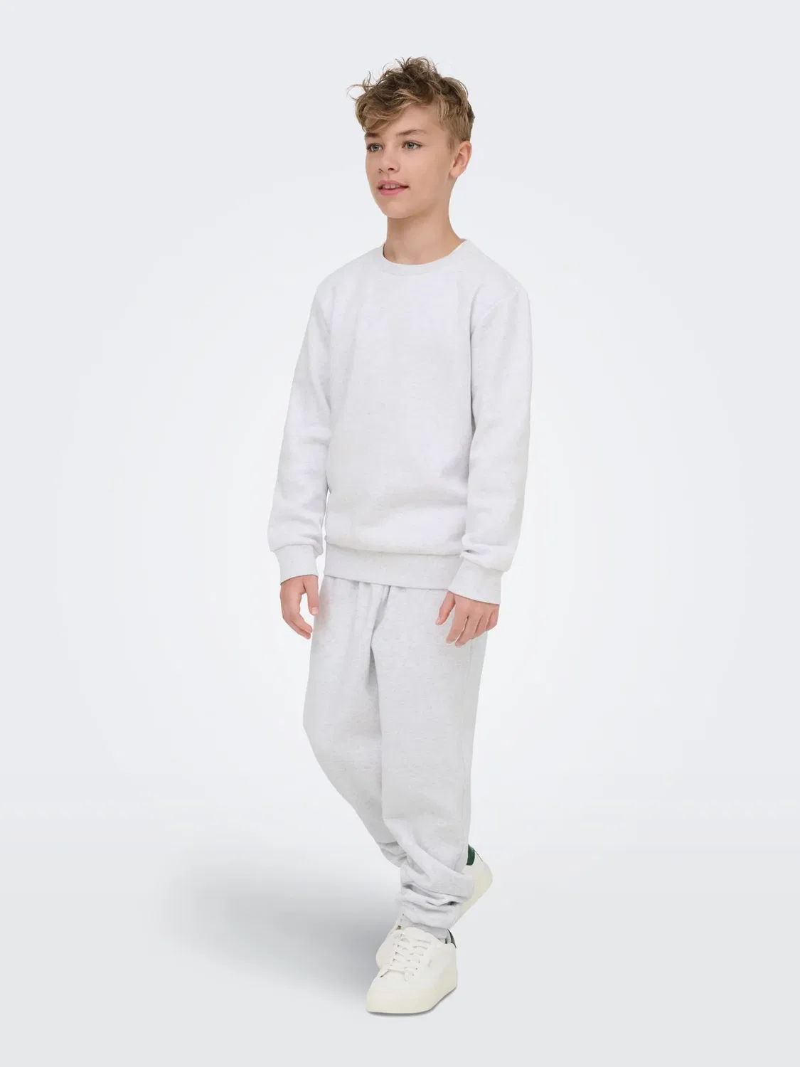 Спортивные штаны Osjceres стандартного кроя Only & Sons Junior, Super Light Grey Melange — фото 4