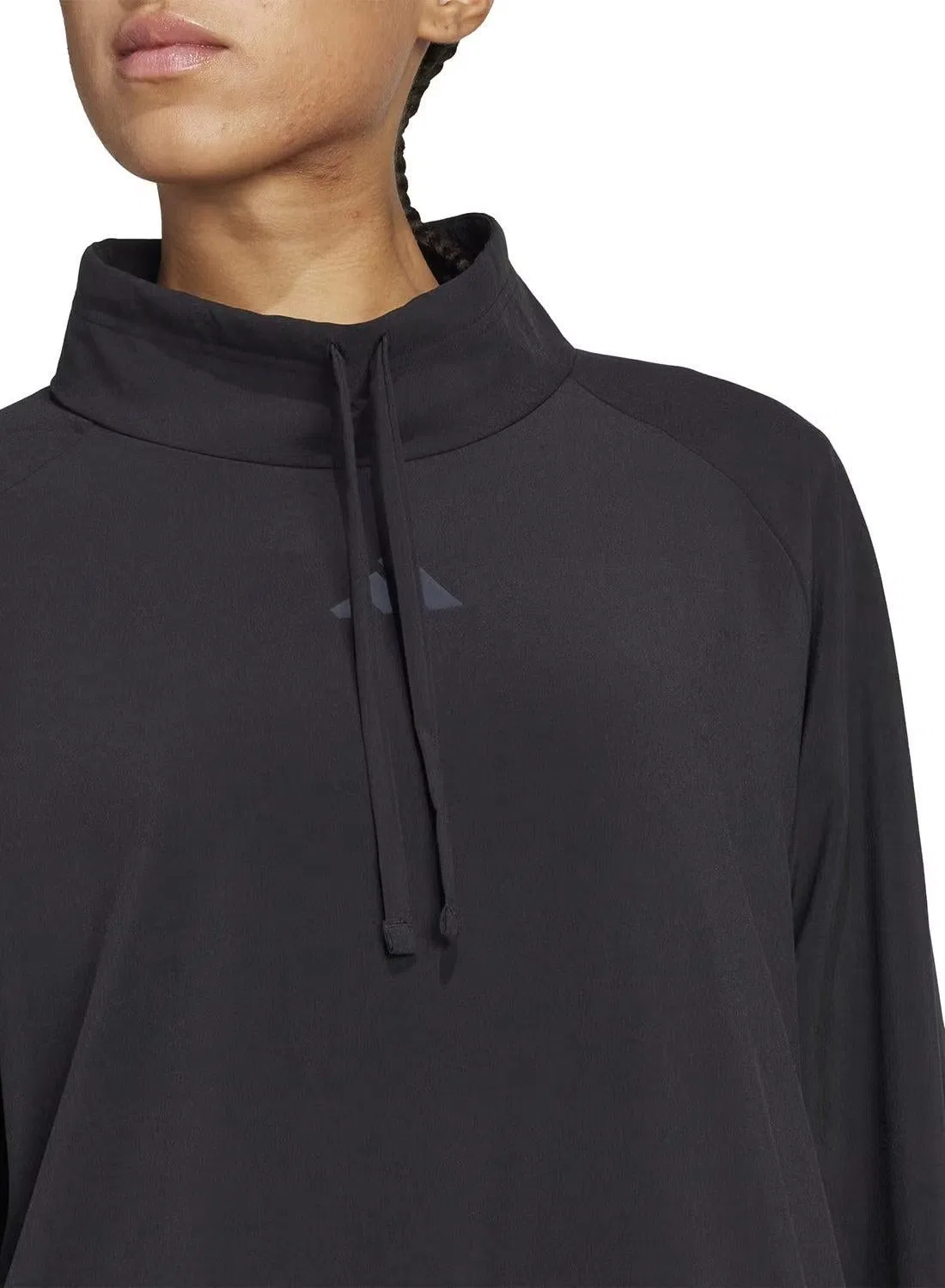 Лонгслив с длинным рукавом Power workout cover up Adidas, черный — фото 3