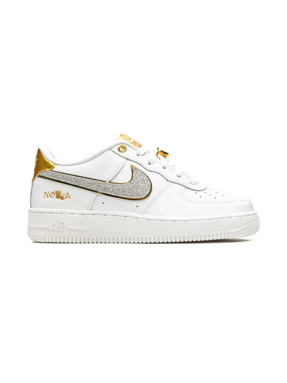 Кроссовки Air Force 1 Low Nola GS Nike, белый — фото 2
