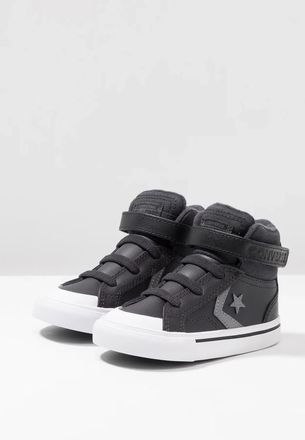 Pro Blaze Strap Martian - высокие кроссовки Converse, Almost Black/Black/Mason — фото 4