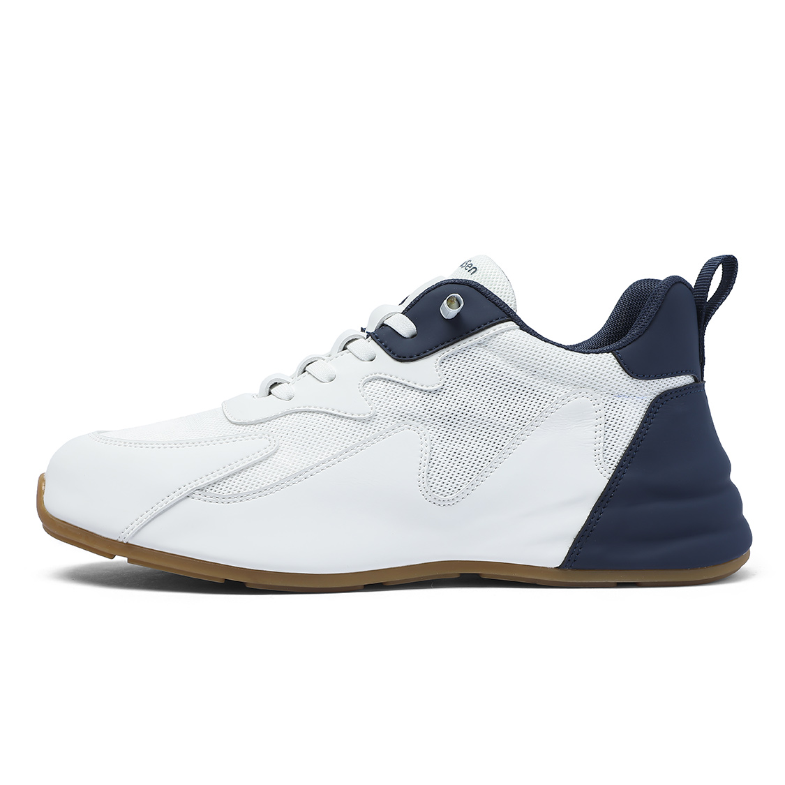 

Износостойкие дышащие низкие повседневные туфли для мужчин Mulinsen, White Blue