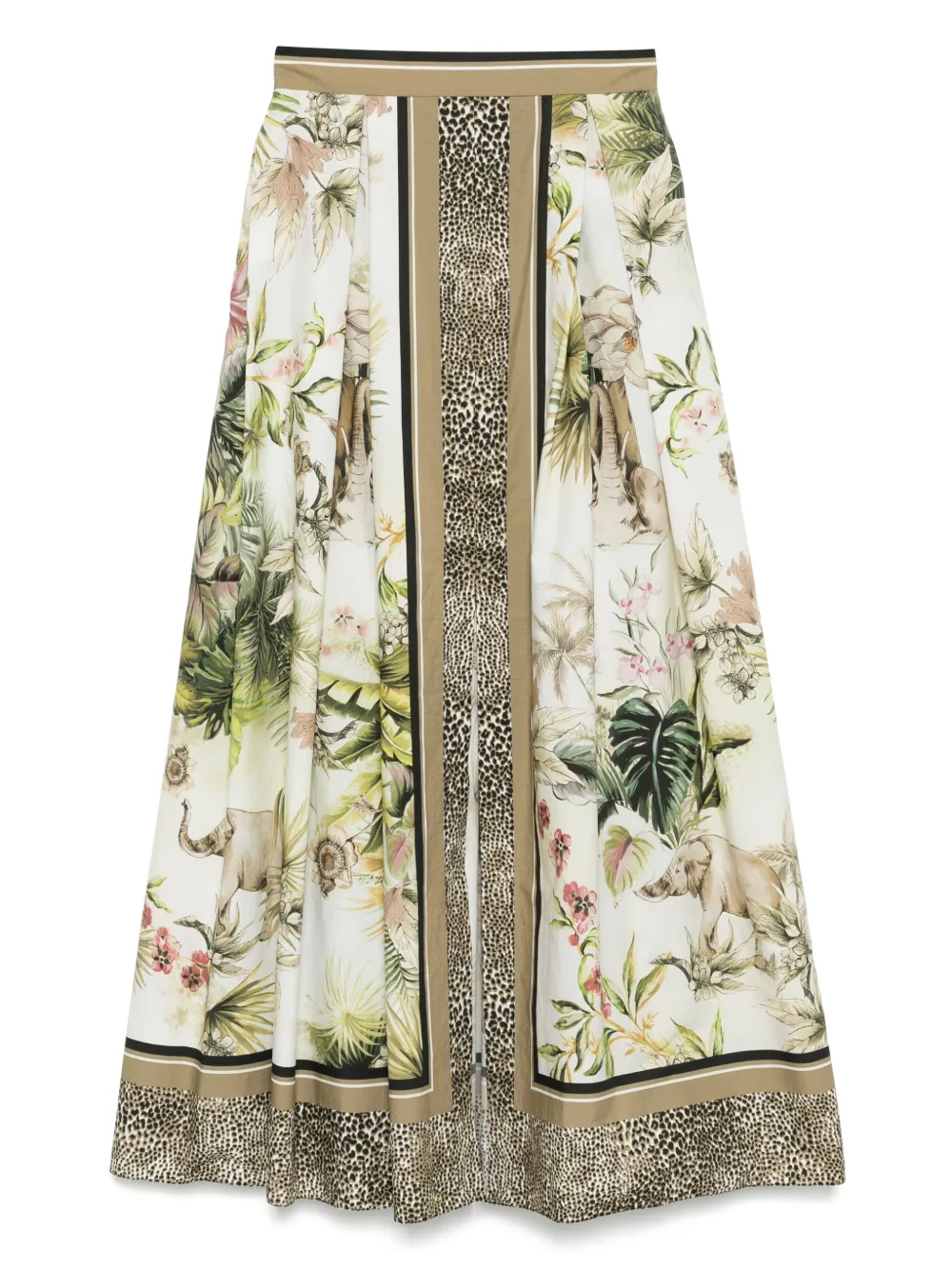 

Юбка с принтом Savannah Elie Saab, нейтральный