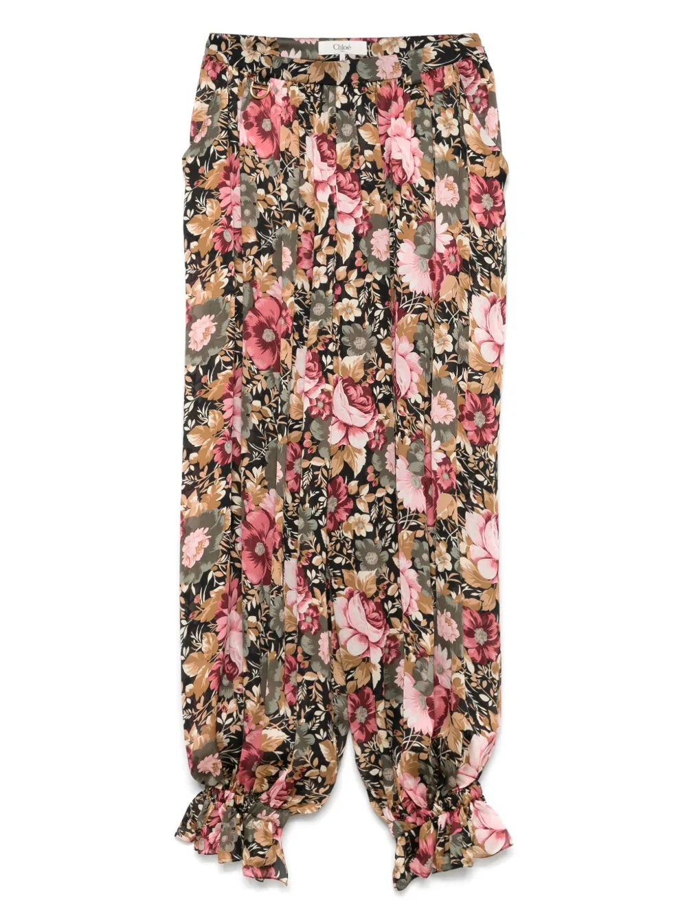 

Брюки со складками CHLOÉ, черный