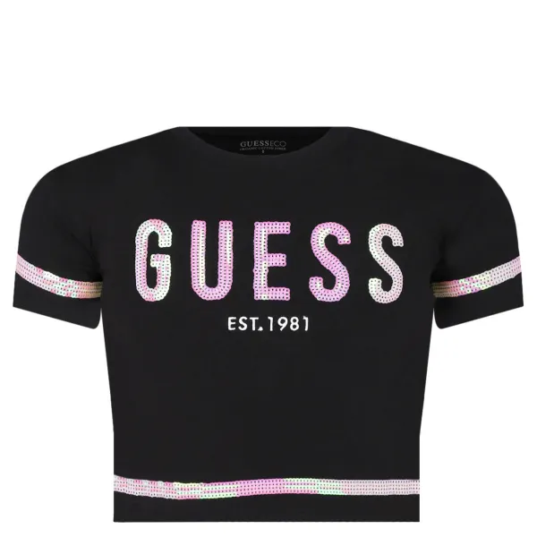 

Футболка стандартного кроя Guess, черный