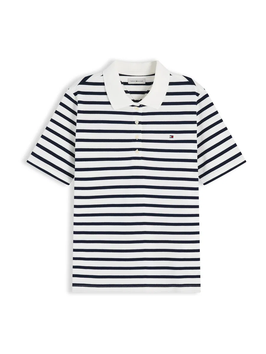 Футболка TOMMY HILFIGER '1985 Regular Fit' темно-синего цвета