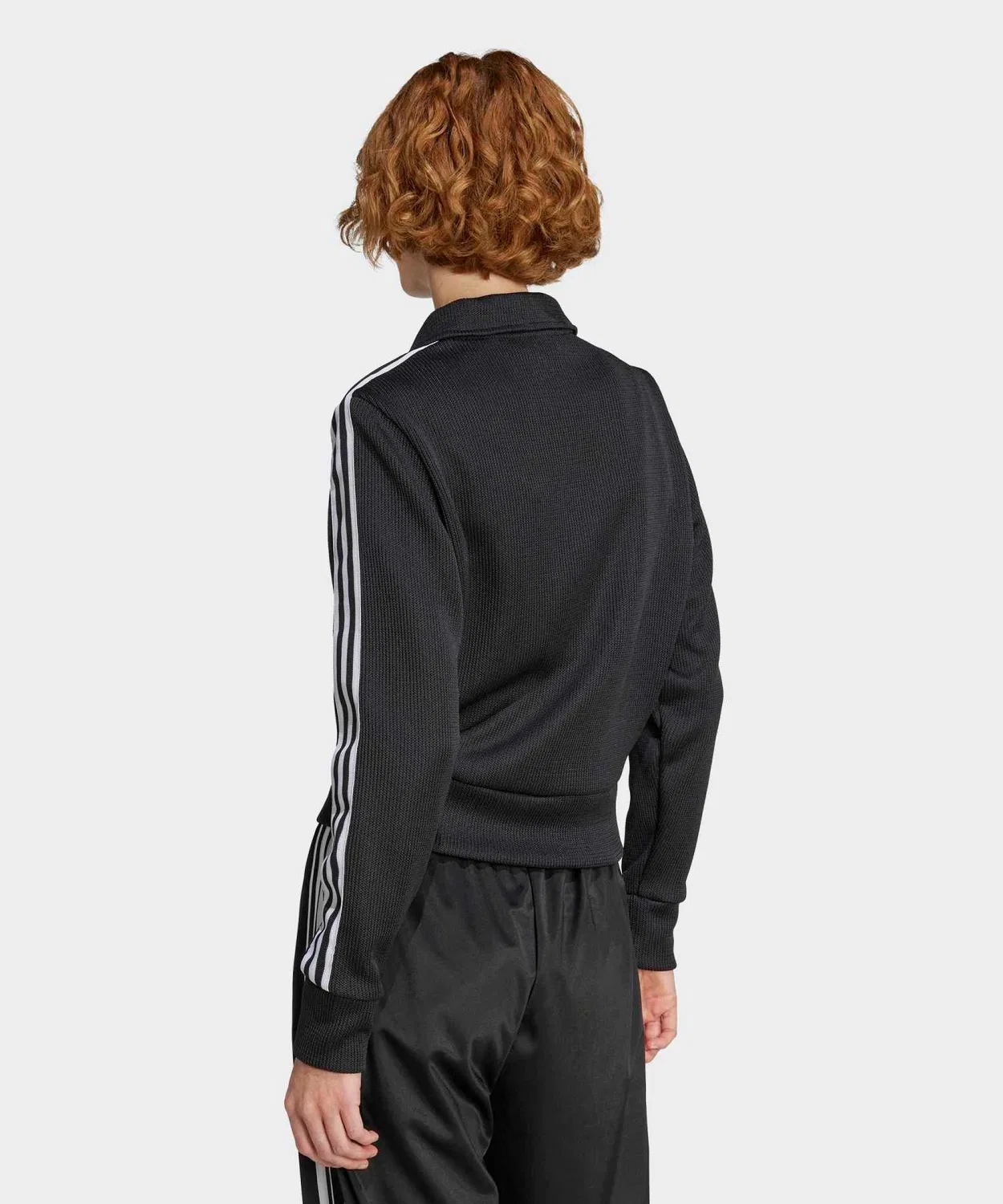 Женская куртка-трактор с воротником-стойкой Firebird Adicolor Adidas Originals, Black — фото 3