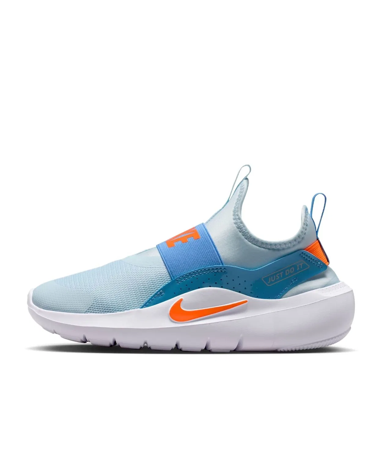 Детские кроссовки с эластичными ремешками Flex Runner 4 NIKE, Glacier Blue