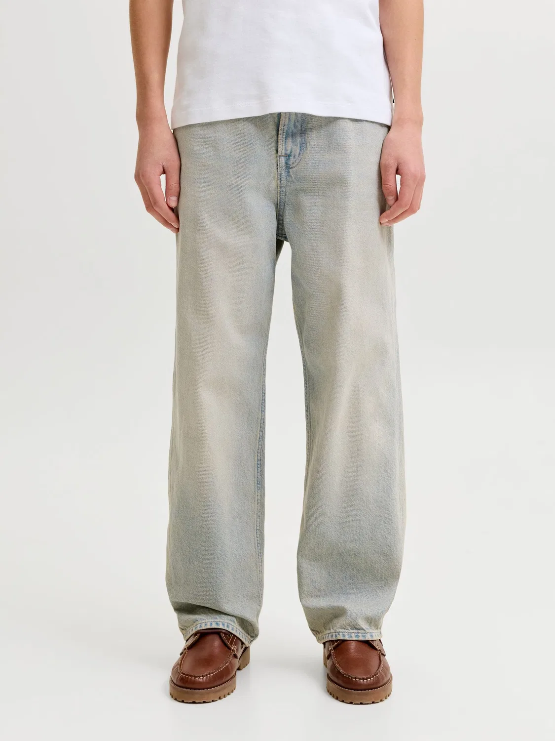 Джинсы свободного кроя, светло-синий Jack & Jones Junior — фото 3