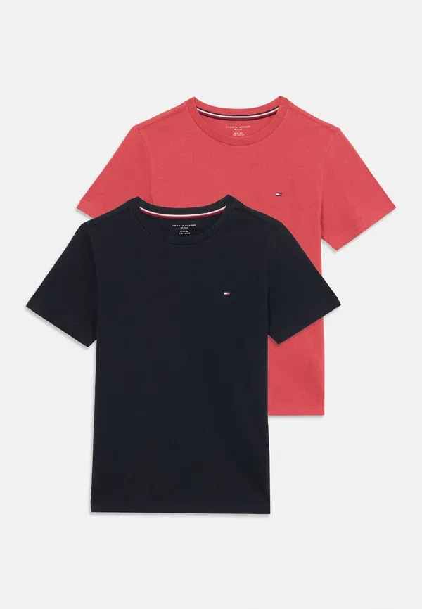 Комплект из 2 футболок Tommy Hilfiger, красный/темно-синий