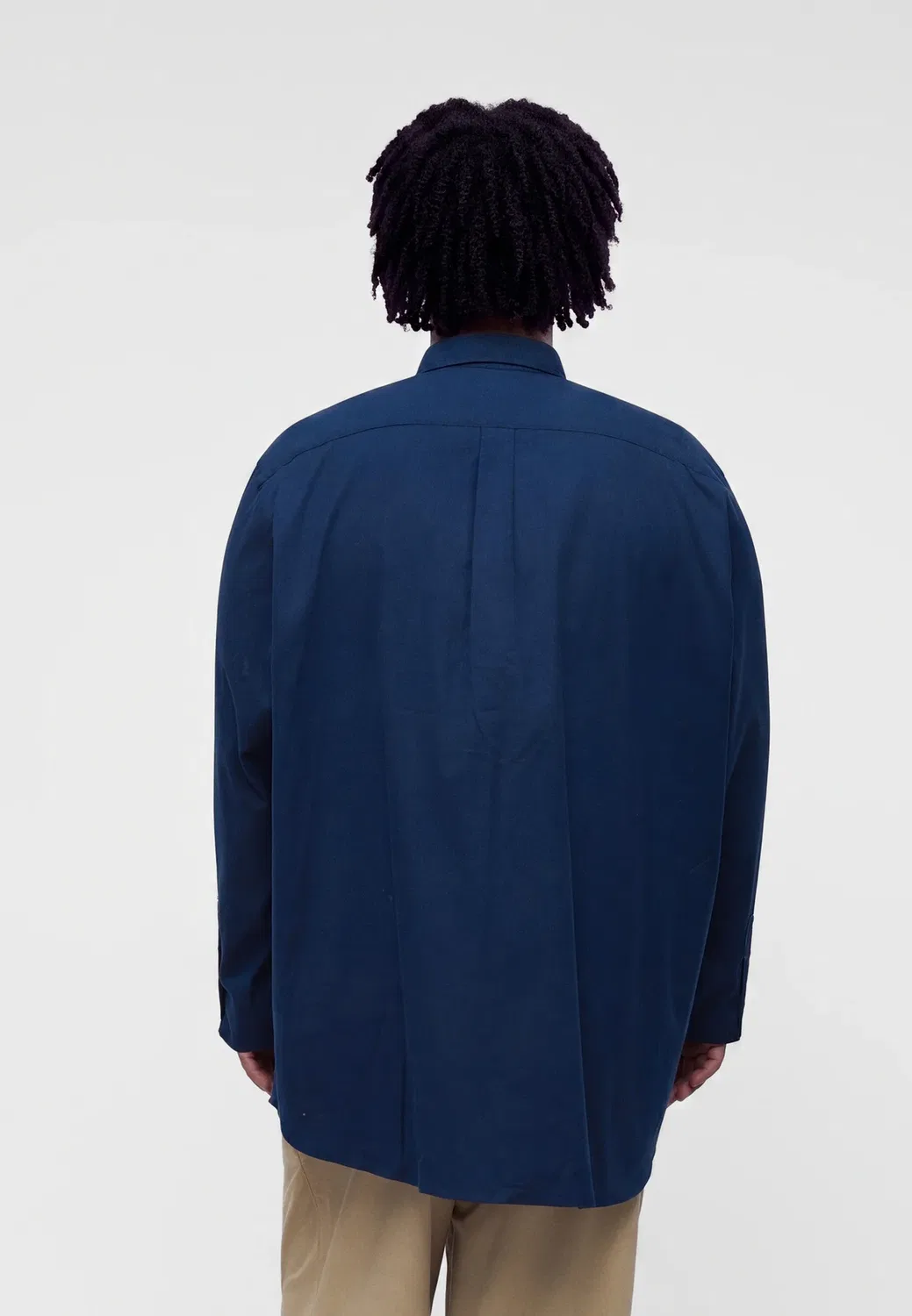 Однотонная - рубашка Tommy Hilfiger, Carbon Navy — фото 3
