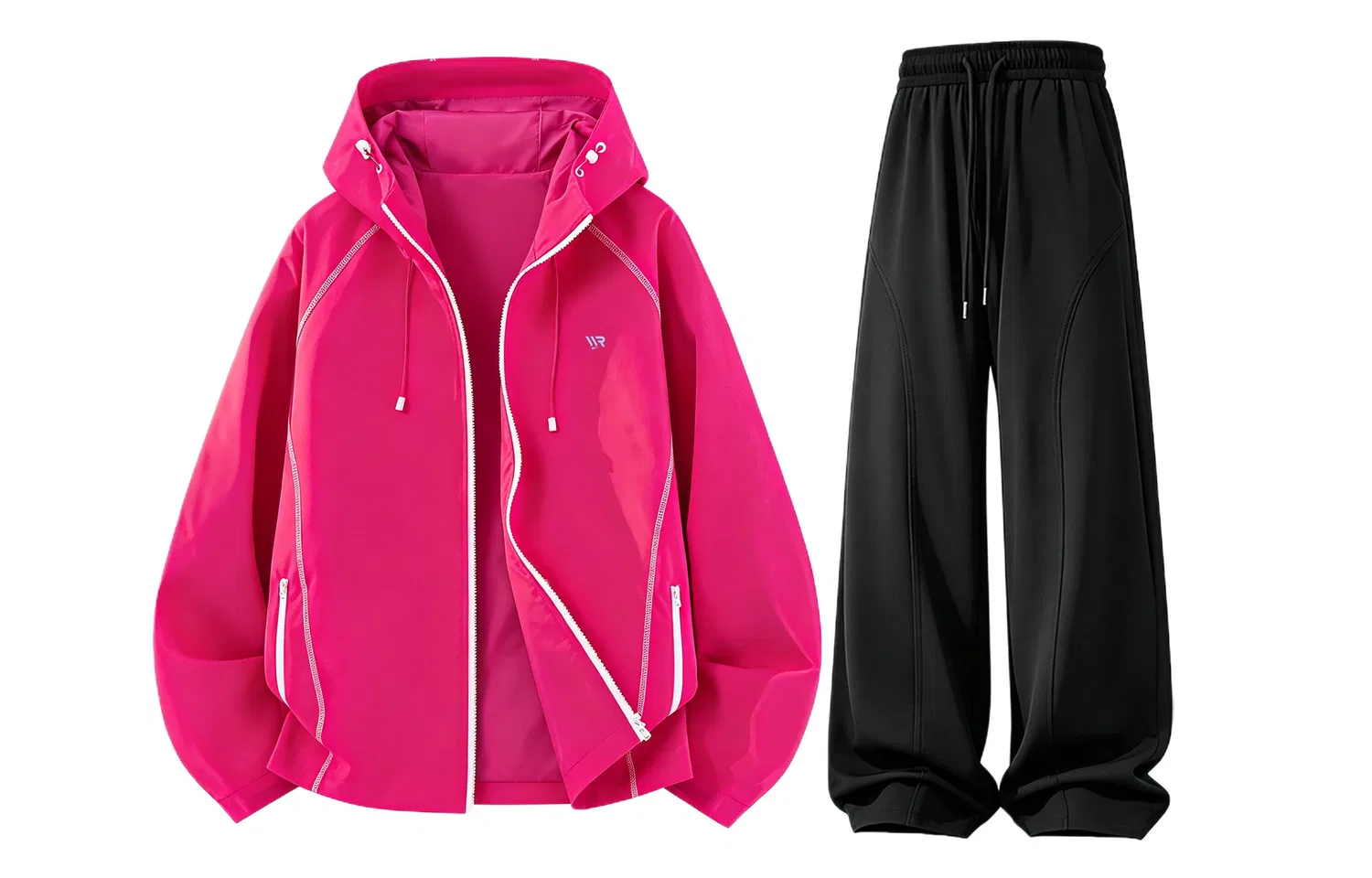 Детский комплект из куртки и брюк с капюшоном, ветрозащитный, Windbreaker Jacket & Pants Sets, WARRIOR