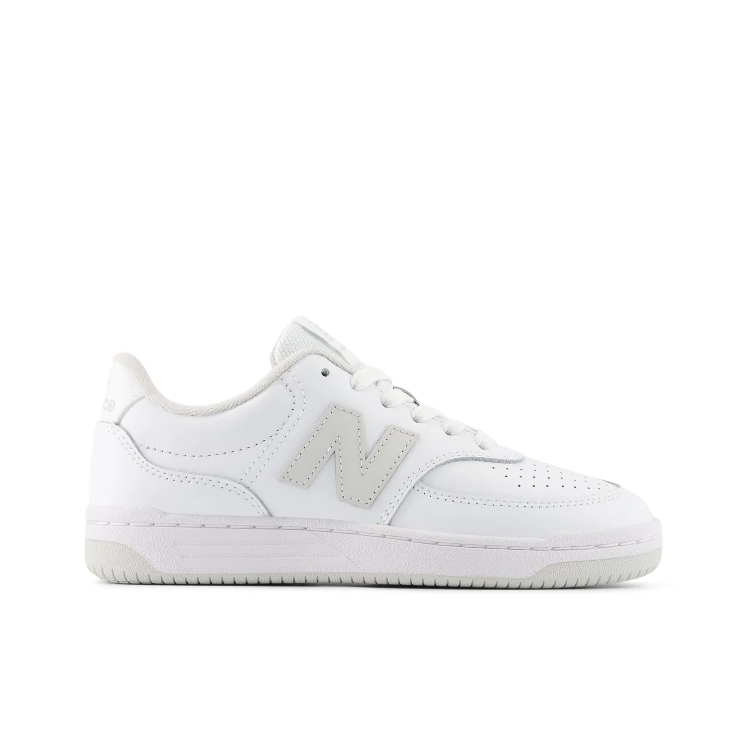 Детские кроссовки на шнуровке New Balance, White — фото 3