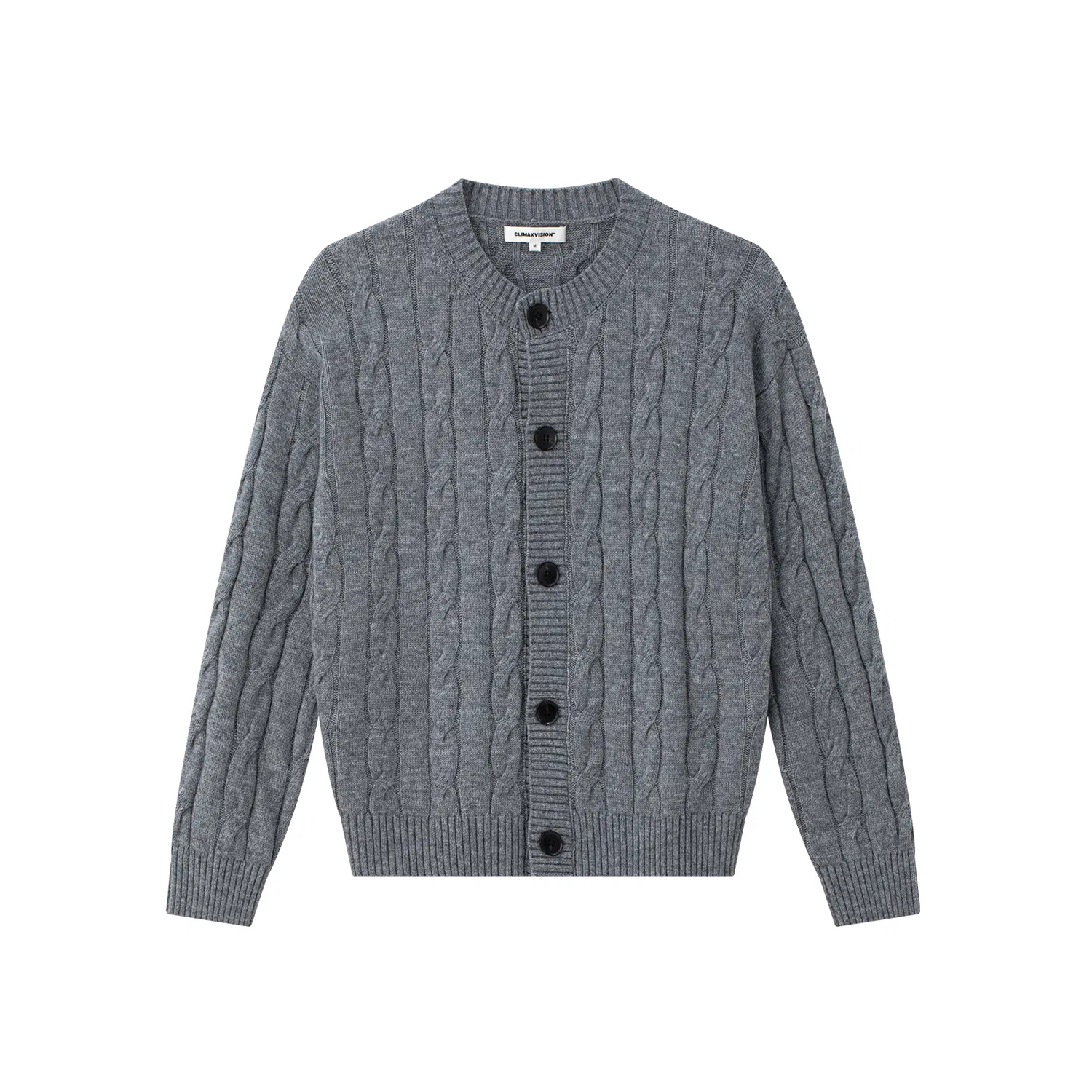 Детский кардиган с круглым вырезом Dark Heather Gray CLIMAX VISION