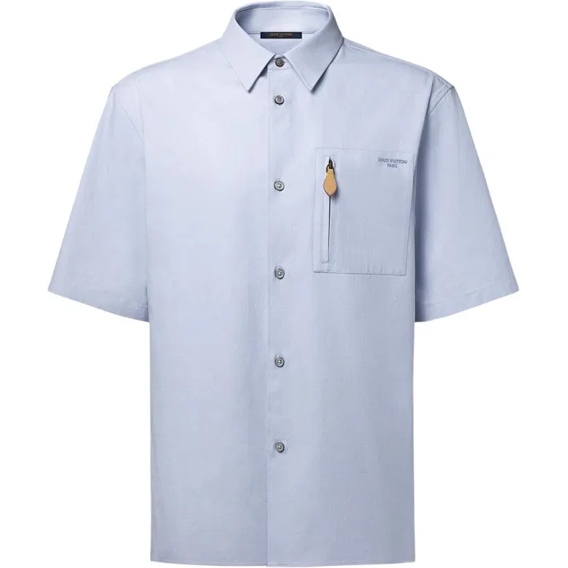 Мужская рубашка с отложным воротником LOUIS VUITTON, Light Blue