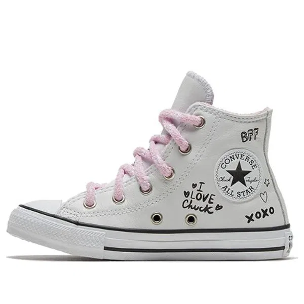 Кроссовки chuck taylor all star high 'notes from bff' Converse, белый
