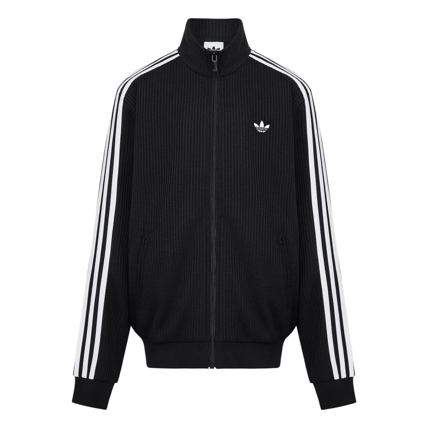 Детская куртка с воротником-стойкой Adidas Originals, Black/White