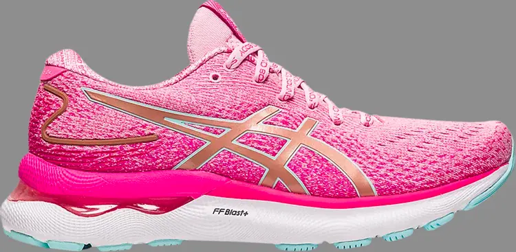 

Кроссовки wmns gel nimbus 24 le 'cotton candy rose gold' Asics, розовый