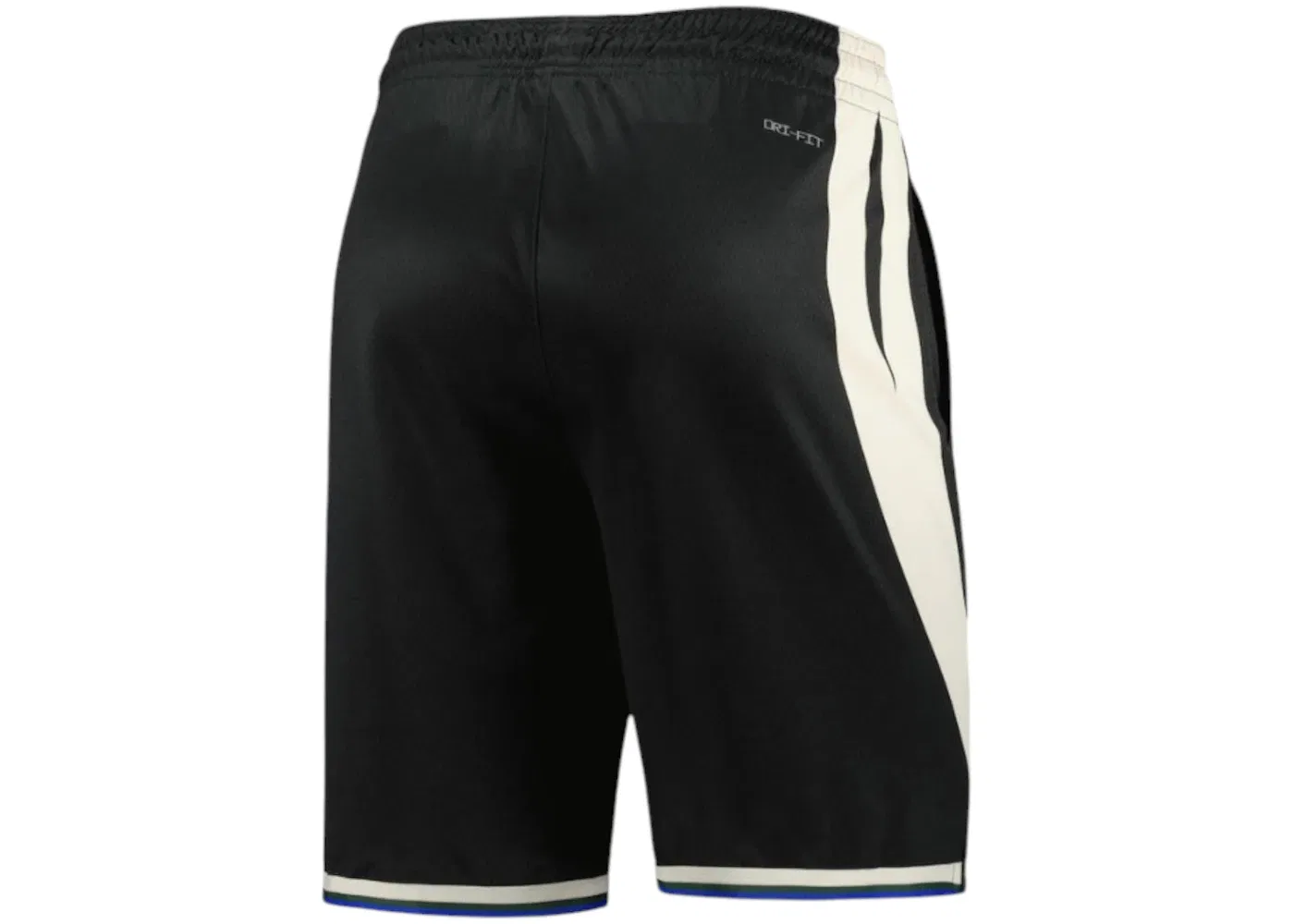 Мужские шорты с принтом Jordan NBA Milwaukee Bucks Performance Swingman Statement Edition Black/Cream — фото 2