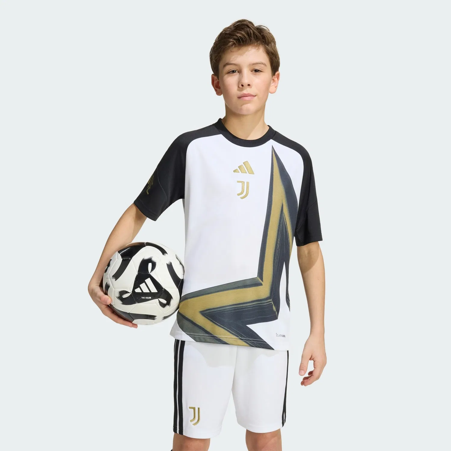 Футболка Adidas Performance Shirt Juventus Turin 26/27 Pre-Match белого цвета — фото 3