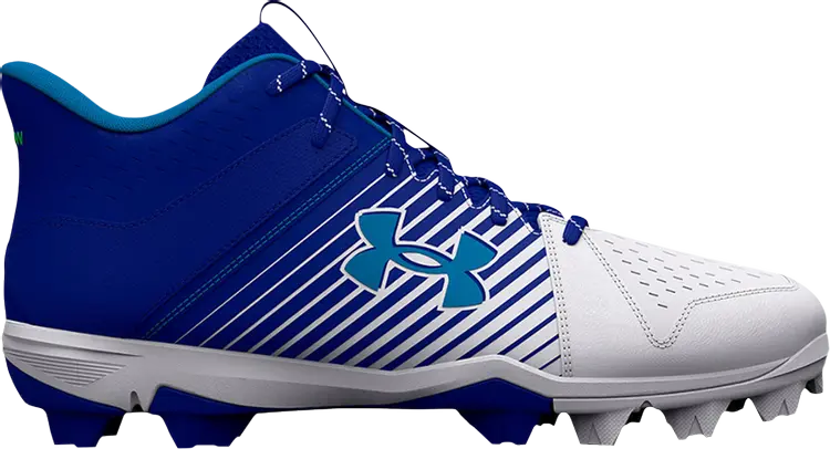

Бутсы Under Armour Leadoff Mid RM Royal White, синий