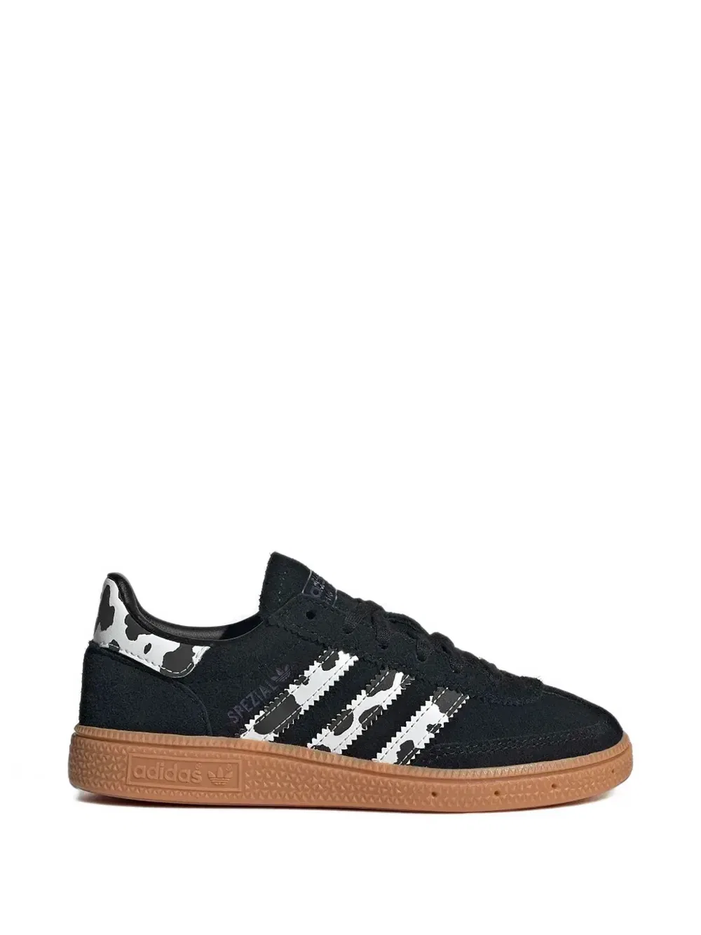 Кроссовки Handball Spezial с коровьим принтом Adidas Kids, черный — фото 2