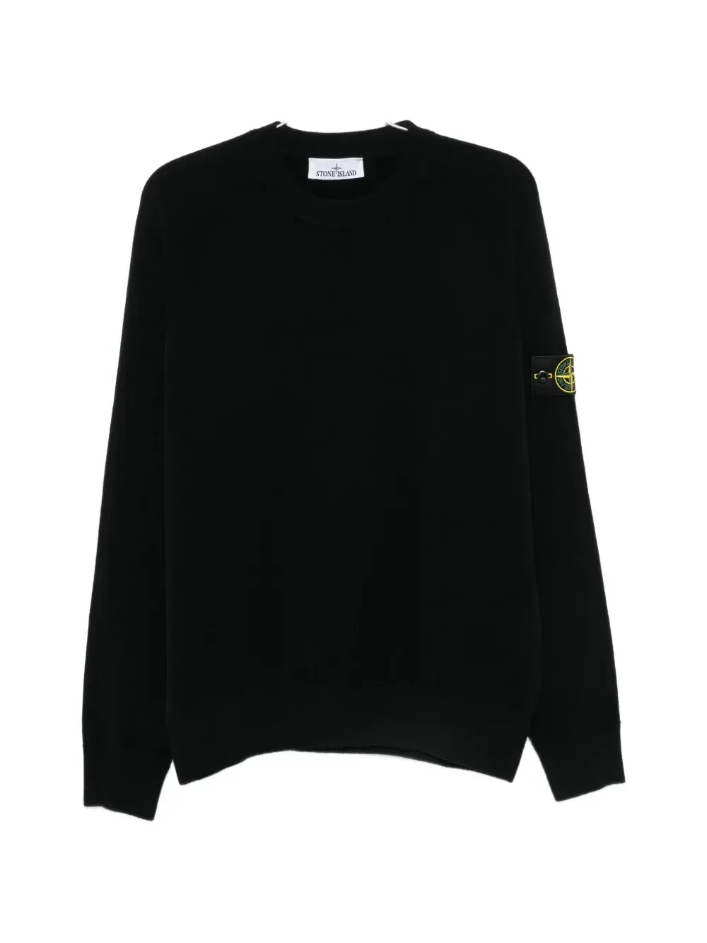 Свитер с рукавами реглан Stone Island, черный