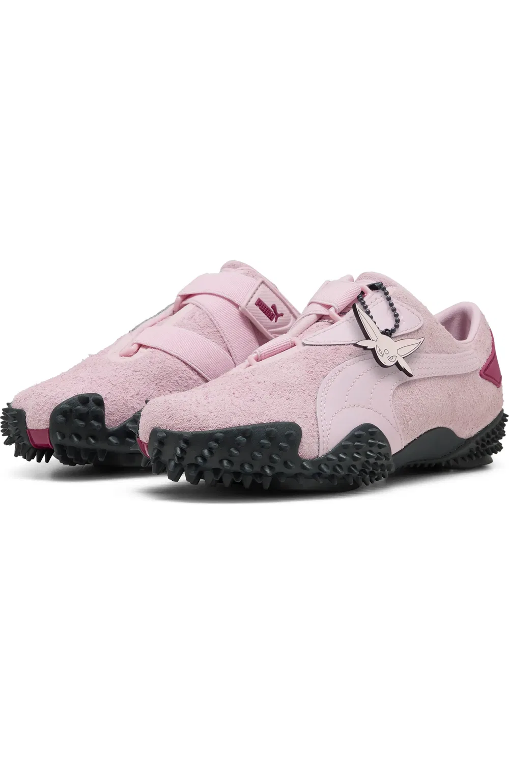 Детские кроссовки с подвеской Espeon Mostro PUMA, Pearl Pink/Strong Gray