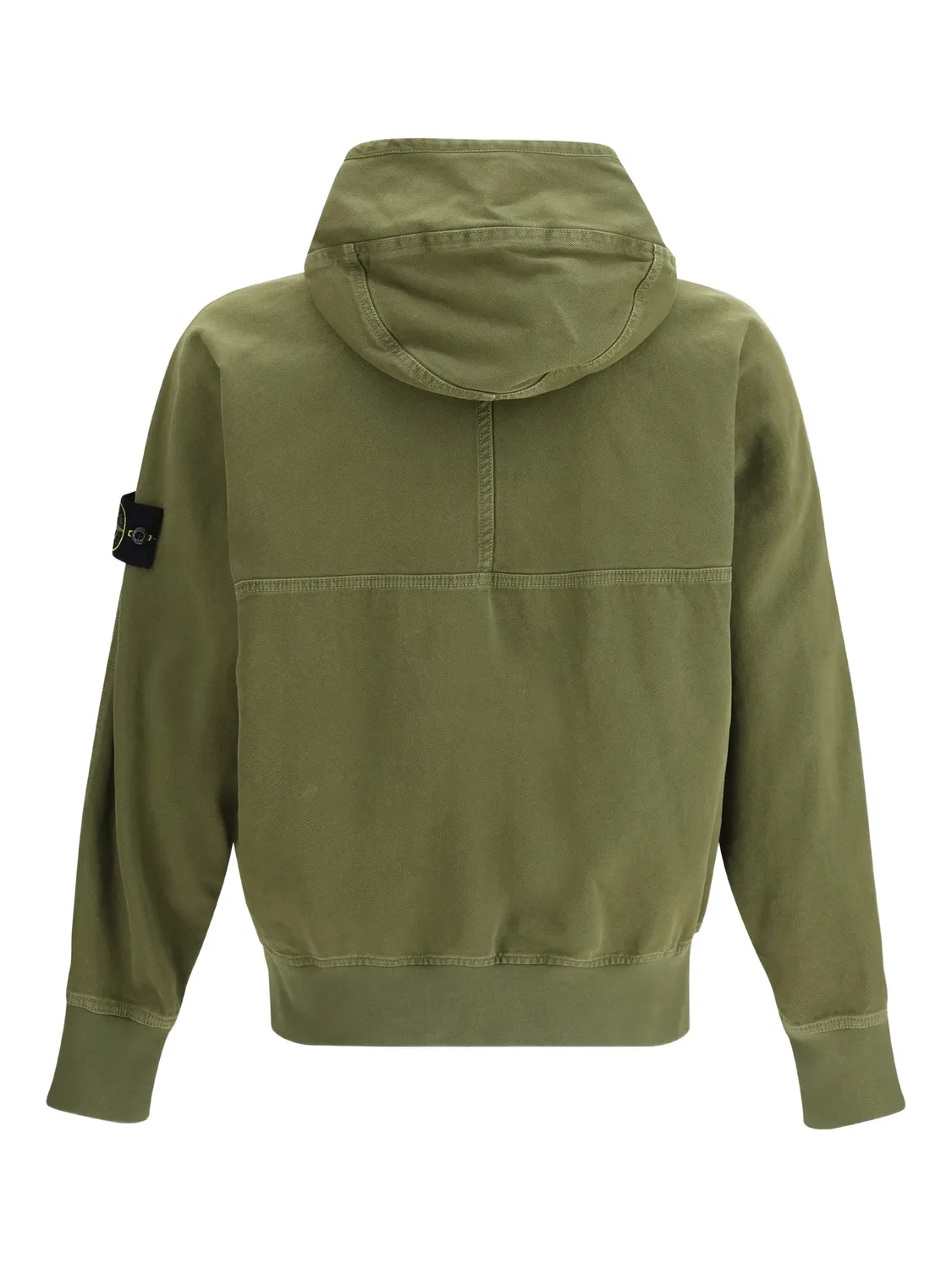 Куртка с капюшоном на молнии Stone Island, оливковый — фото 2