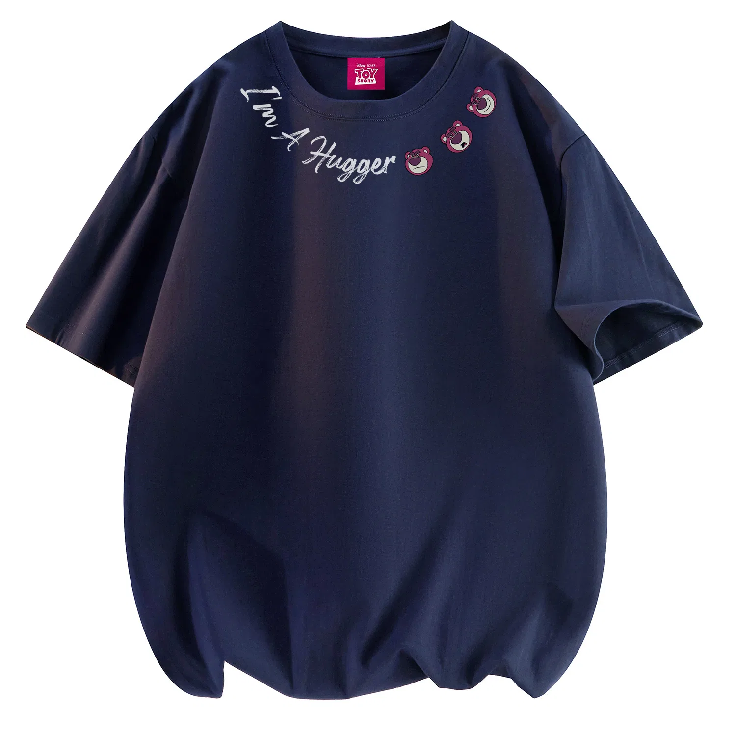 Детская футболка с принтом Disney Unisex Crew Neck Thin Straight Fit, Navy Blue