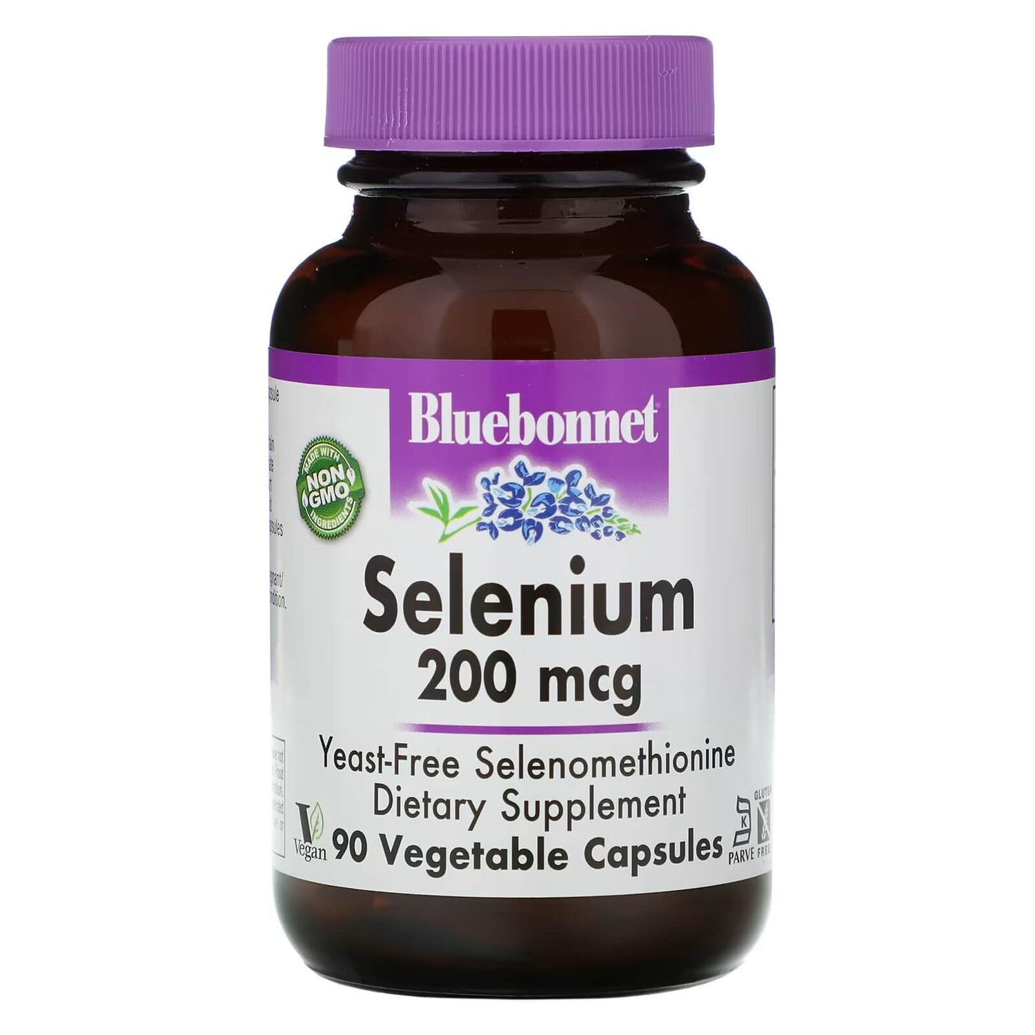 

Селен 200 мкг Bluebonnet Nutrition, 90 капсул