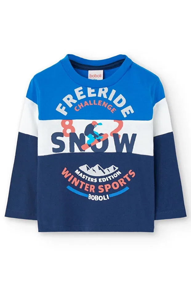 Детская футболка с длинным рукавом Boboli, Multicolor