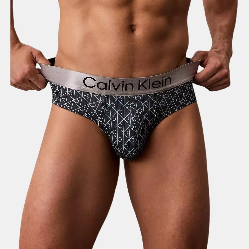 Мужские трусы-слипы Calvin Klein, Gray — фото 4