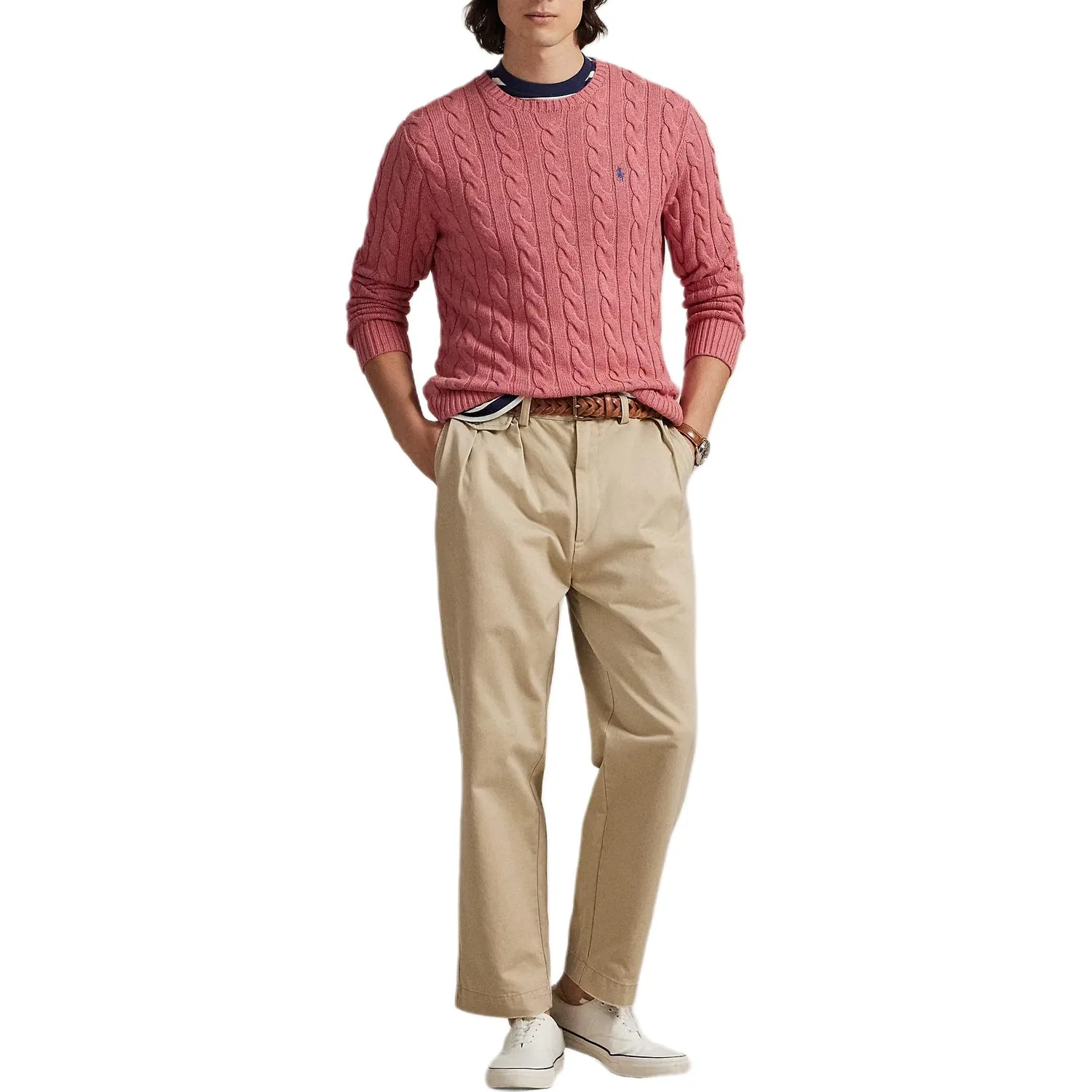 Мужской свитер с длинным рукавом FW25 Knitwear Standard Polo Ralph Lauren — фото 4