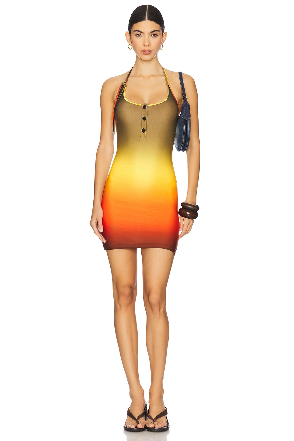 

Мини-платье The Attico, multicolor