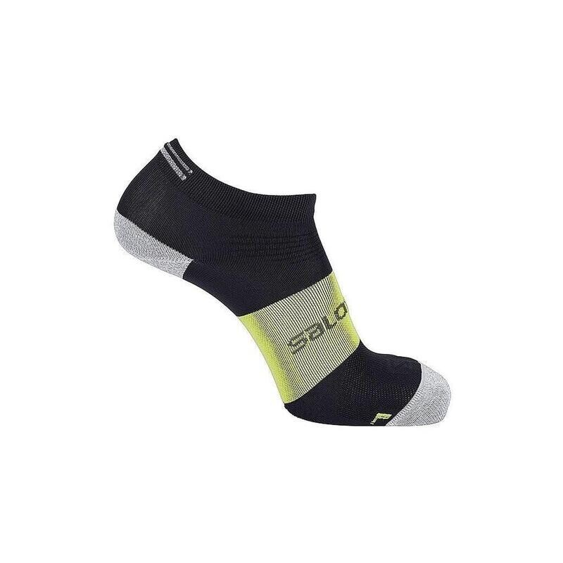 

Походные носки Salomon, цвет black/acid green