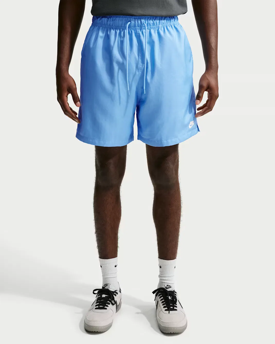 Мужские тканые шорты свободного кроя Nike Club, Football Blue/White — фото 2