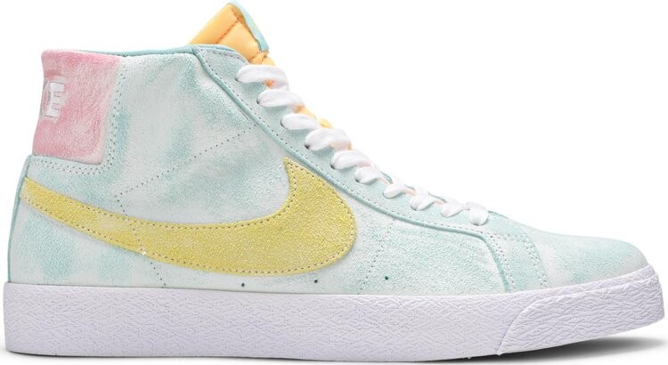 

Кроссовки Nike Zoom Blazer Mid Premium SB 'Light Dew Zitron', зеленый