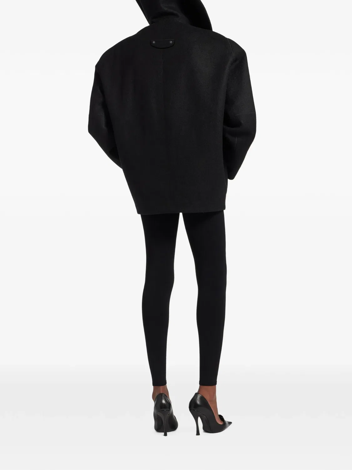 Леггинсы Techwear вязаные черные Balenciaga, черный — фото 2