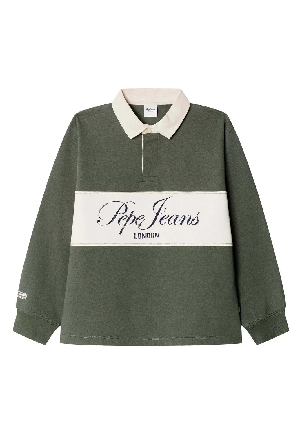 Футболка с принтом Herrys - рубашка поло Pepe Jeans, Pine Green