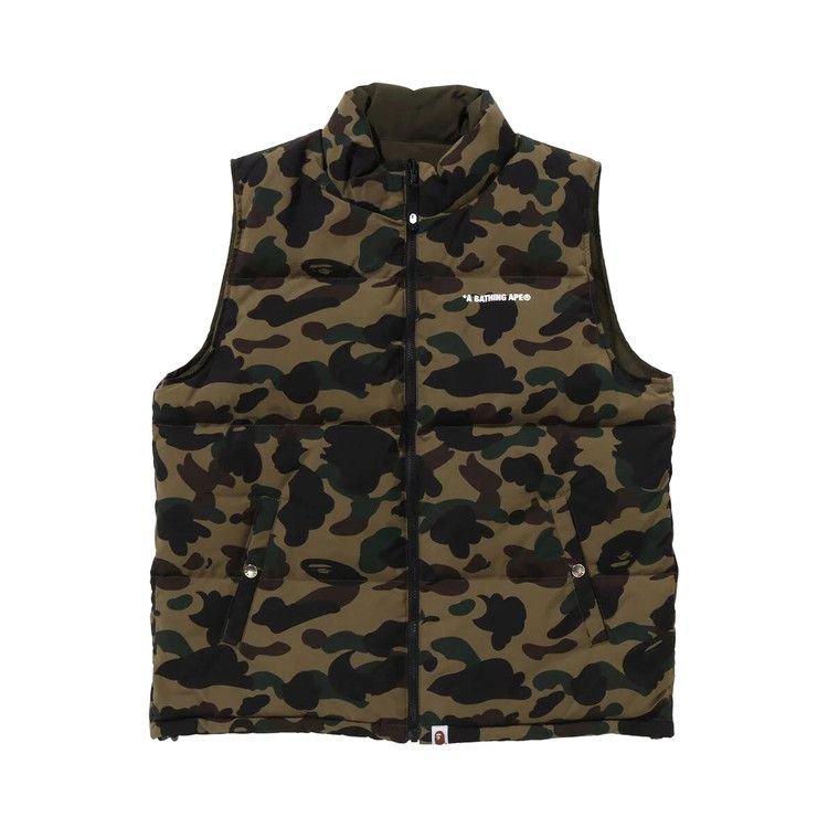 

Утепленный жилет BAPE 1st Camo Reversible Down Vest, Green
