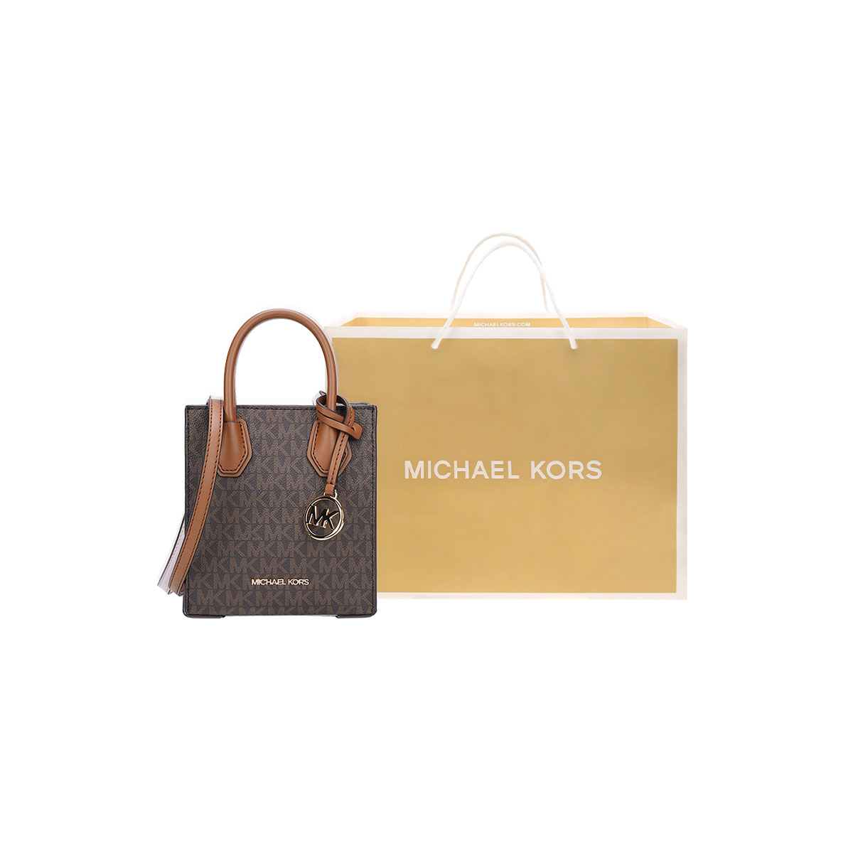 

MICHAEL KORS Мерсер Кроссбоди с логотипом и кожаной отделью
