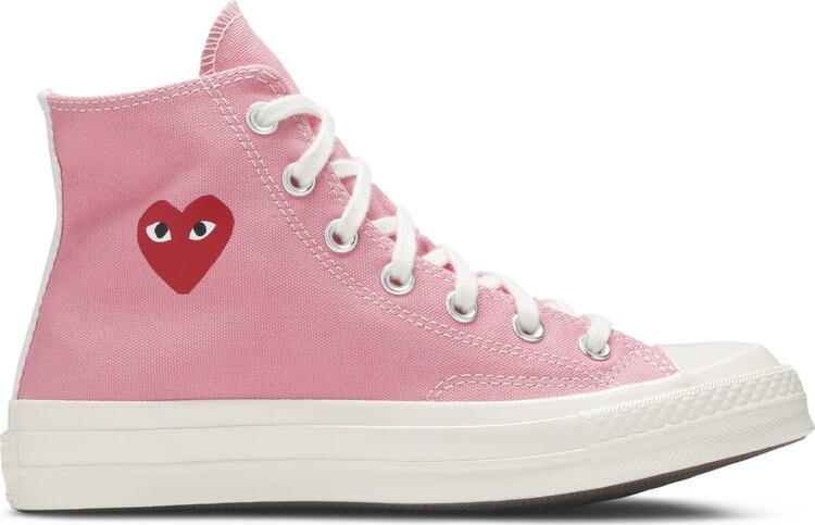 

Кроссовки Converse Comme des Garçons PLAY x Chuck 70 High Bright Pink, розовый