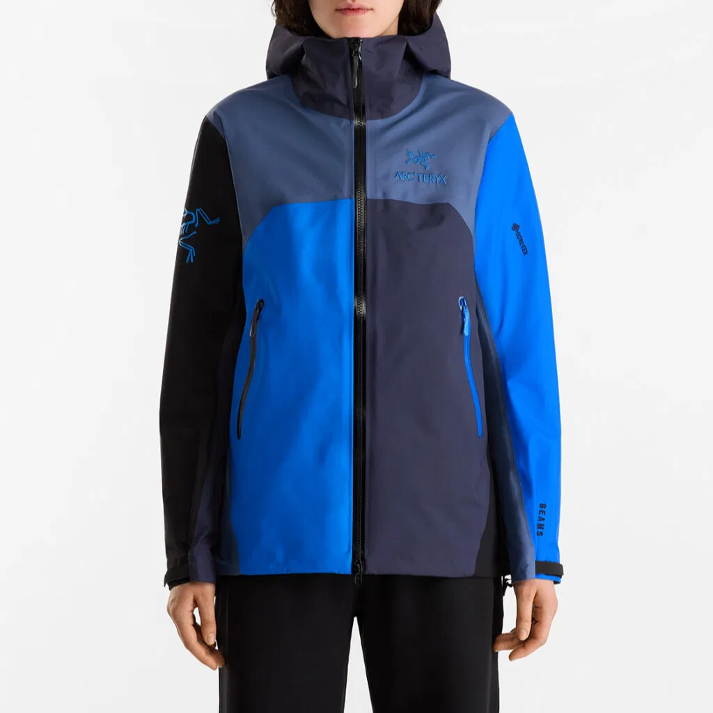 Женская ветровка непромокаемая и ветрозащитная Arc'teryx x Beams BETA SS23, Broad Blue — фото 3