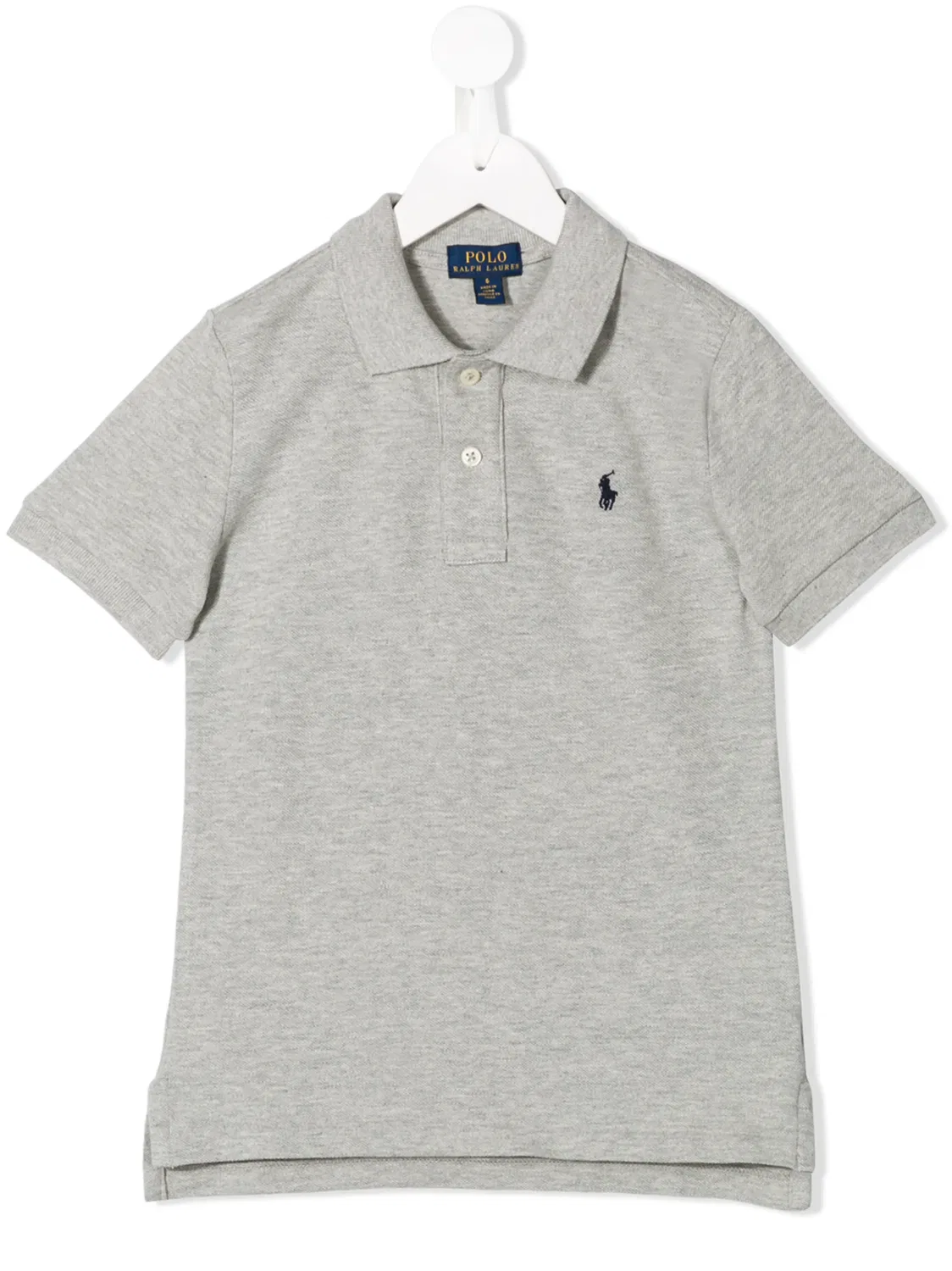 Поло с коротким рукавом Polo Ralph Lauren, серый