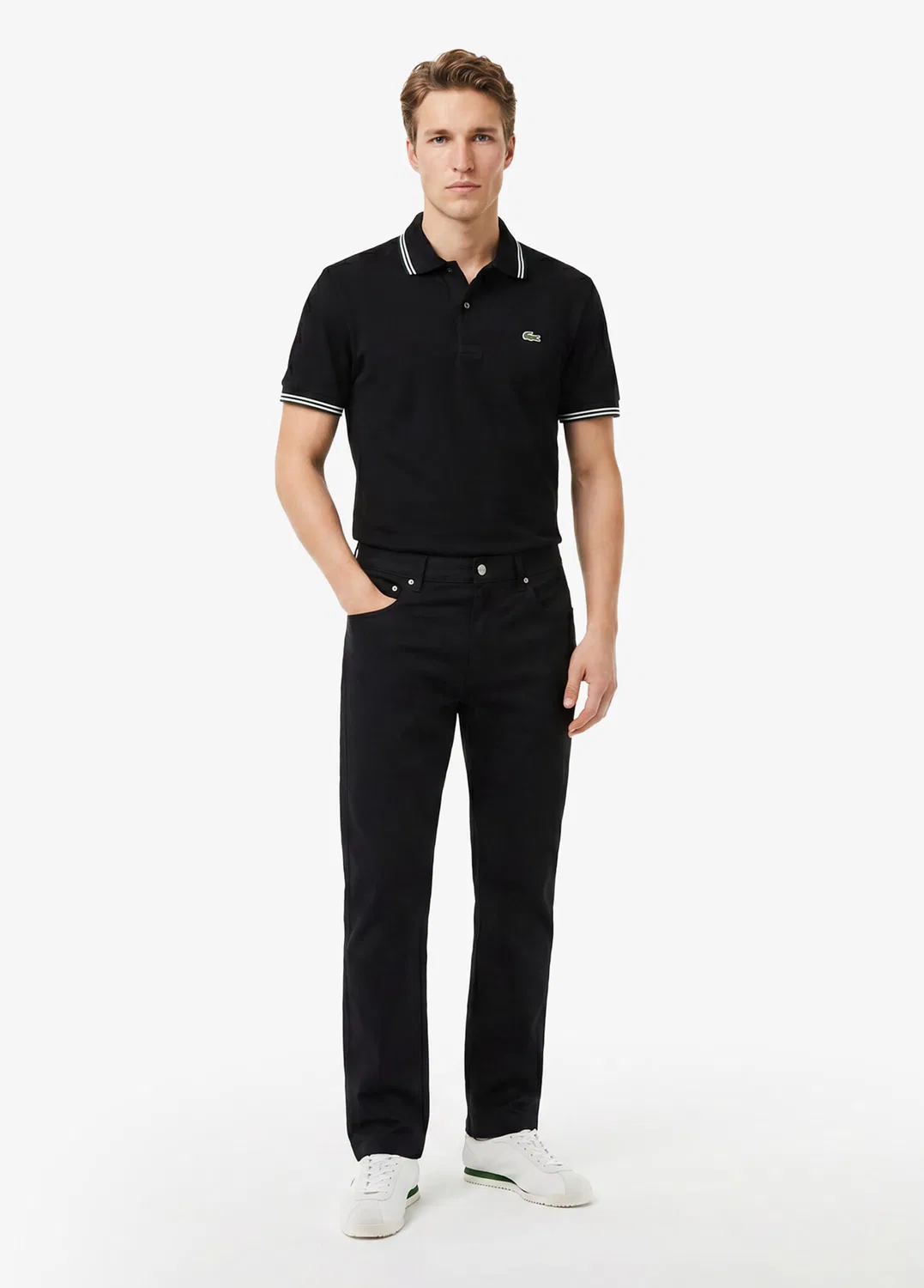 Джинсы Slim Fit Lacoste, черный