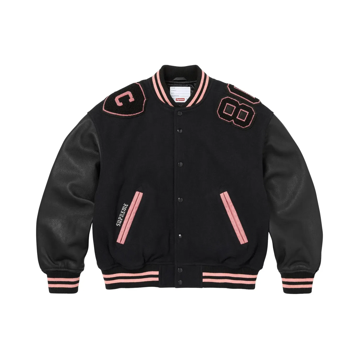 Куртка-бомбер Supreme Captains Varsity, Black