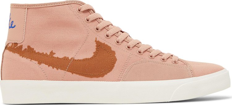 Кроссовки Nike Blazer Court Mid Premium SB 'Rose Whisper Burnt Sienna', розовый - фото