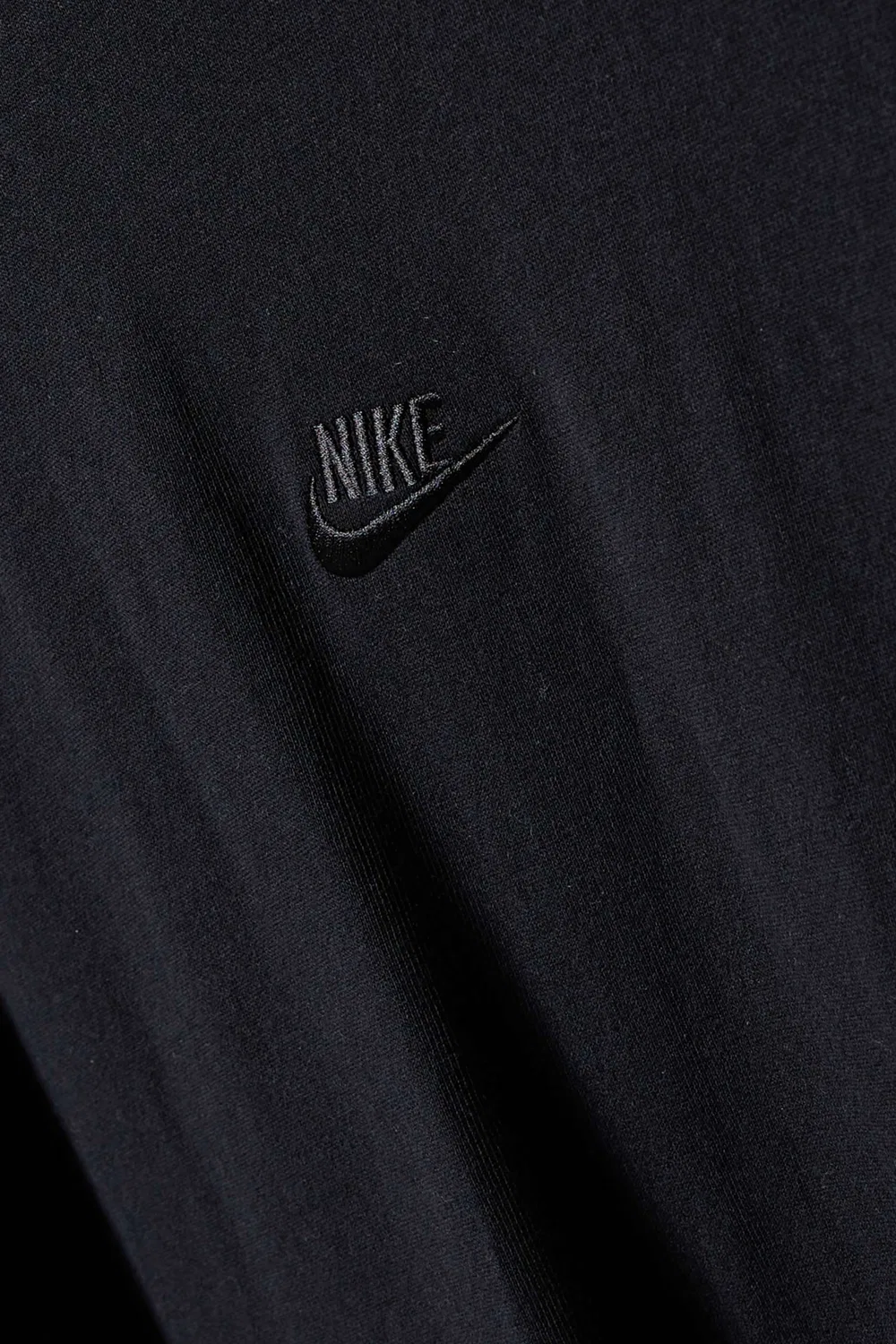 Футболка хлопковая с коротким рукавом Sportswear Premium Essentials Nike, черный — фото 4