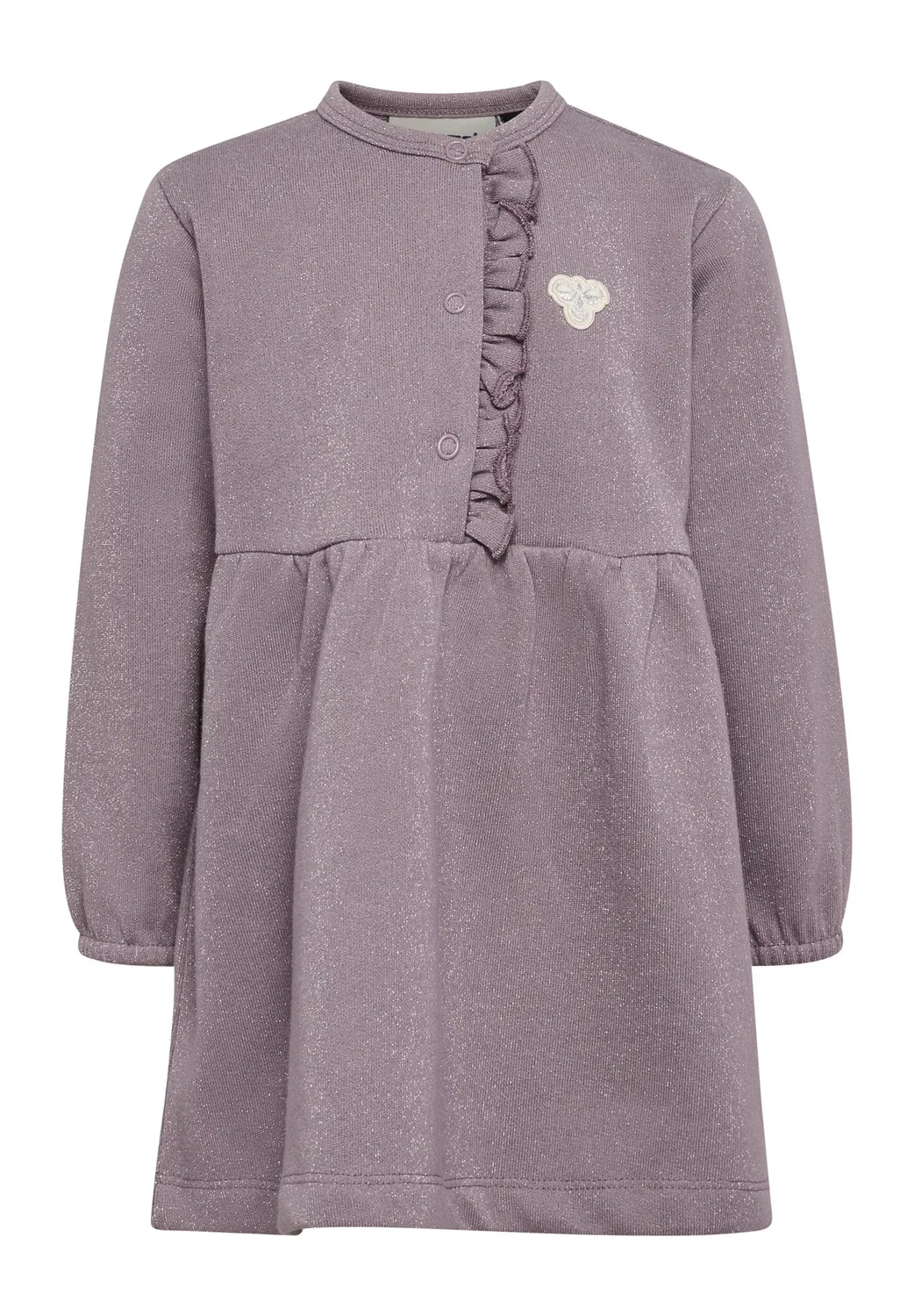 Платье Hmlmini reg с блестками, длинный рукав - повседневное платье Hummel, Gray Ridge